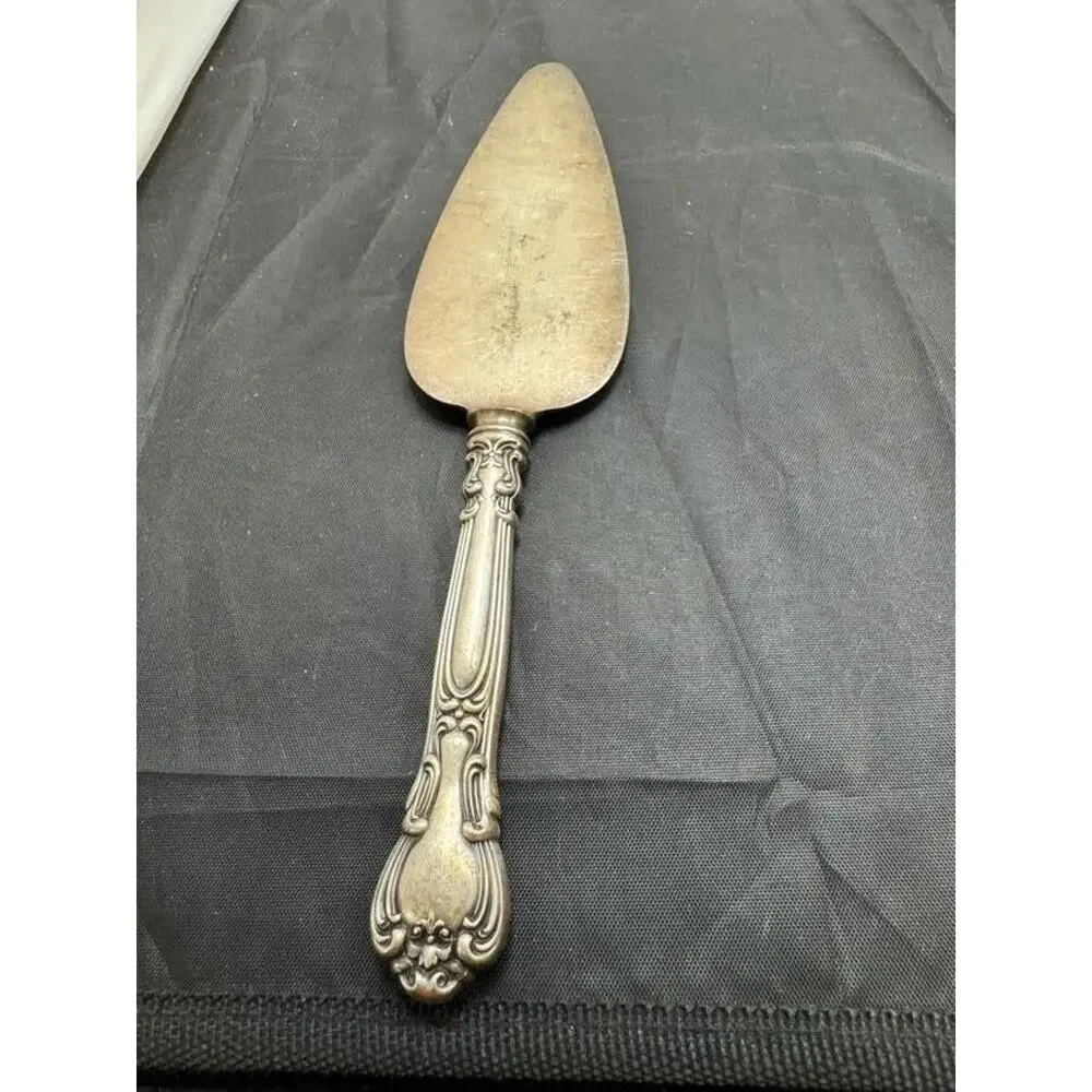 Vintage Gorham Chantilly Sterling Silver Handle Cake / Pie Server Ornate 9.5